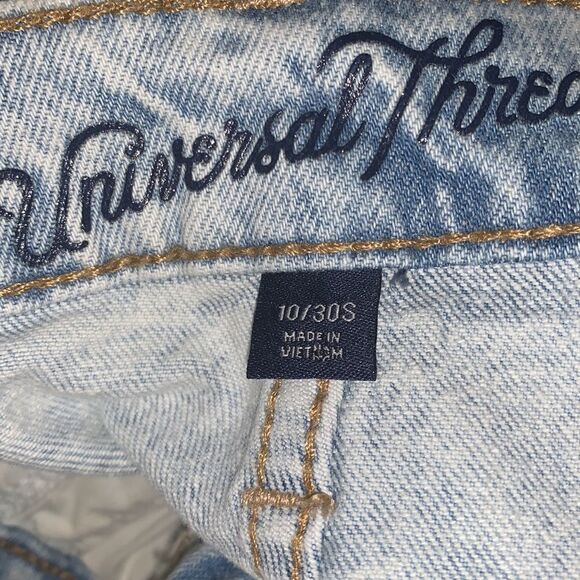 NWT universal threads vintage straight light‎ wash jeans. Size 10 Short - Picture 7 of 13
